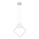 GLOBOSTAR® MARY 61083 Μοντέρνο Κρεμαστό Φωτιστικό Οροφής LED 12W 1440lm 300° AC 220-240V IP20 Ρυθμιζόμενο Λευκό CCT με On/Off 2700K/4500K/6000K - Lumileds SMD Chip - Λευκό - Μ20 x Π2.3 x Υ28.5cm - 3 Χρόνια Εγγύηση - Image 5