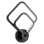 GLOBOSTAR® ANNA 61085 Μοντέρνο Φωτιστικό Τοίχου - Απλίκα LED 15W 1800lm 300° AC 220-240V IP20 Ρυθμιζόμενο Λευκό CCT με On/Off 2700K/4500K/6000K - Lumileds SMD Chip - Μαύρο Ματ - Μ25 x Π8 x Υ30cm - 3 Χρόνια Εγγύηση - Image 3