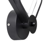 GLOBOSTAR® ANNA 61085 Μοντέρνο Φωτιστικό Τοίχου - Απλίκα LED 15W 1800lm 300° AC 220-240V IP20 Ρυθμιζόμενο Λευκό CCT με On/Off 2700K/4500K/6000K - Lumileds SMD Chip - Μαύρο Ματ - Μ25 x Π8 x Υ30cm - 3 Χρόνια Εγγύηση - Image 6