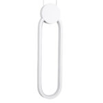 GLOBOSTAR® ILDI 61089 Μοντέρνο Κρεμαστό Φωτιστικό Οροφής LED 12W 1440lm 300° AC 220-240V IP20 Ρυθμιζόμενο Λευκό CCT με On/Off 2700K/4500K/6000K - Lumileds SMD Chip - Λευκό Ματ - Μ10 x Π2.3 x Υ38cm - 3 Χρόνια Εγγύηση - Image 3
