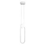 GLOBOSTAR® ILDI 61089 Μοντέρνο Κρεμαστό Φωτιστικό Οροφής LED 12W 1440lm 300° AC 220-240V IP20 Ρυθμιζόμενο Λευκό CCT με On/Off 2700K/4500K/6000K - Lumileds SMD Chip - Λευκό Ματ - Μ10 x Π2.3 x Υ38cm - 3 Χρόνια Εγγύηση - Image 4