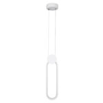 GLOBOSTAR® ILDI 61089 Μοντέρνο Κρεμαστό Φωτιστικό Οροφής LED 12W 1440lm 300° AC 220-240V IP20 Ρυθμιζόμενο Λευκό CCT με On/Off 2700K/4500K/6000K - Lumileds SMD Chip - Λευκό Ματ - Μ10 x Π2.3 x Υ38cm - 3 Χρόνια Εγγύηση - Image 5