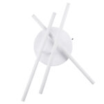 GLOBOSTAR® DRACO 61094 Μοντέρνο Φωτιστικό Οροφής LED 45W 5535lm 120° AC 220-240V IP20 Ρυθμιζόμενο Λευκό CCT με Χειριστήριο από 2700K έως 6000K Dimmable - Lumileds SMD Chip - Λευκό Ματ - Μ50 x Π50 x Υ11cm - 3 Χρόνια Εγγύηση - Image 4