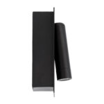 GLOBOSTAR® MANHATTAN 61097 Μοντέρνο Φωτιστικό Τοίχου - Απλίκα Ξενοδοχείου Reading Light LED 3W 405lm 36° AC 220-240V IP20 Φυσικό Λευκό 4500K - Bridgelux COB Chip & TÜV SÜD Driver - Μαύρο - Μ7 x Π7 x Υ17cm - 3 Χρόνια Εγγύηση - Image 5