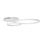 GLOBOSTAR® NEMESIS 61106 Μοντέρνο Φωτιστικό Οροφής LED 67W 6700lm 360° AC 220-240V IP20 Ρυθμιζόμενο Λευκό CCT με Χειριστήριο από 2700K έως 6000K Dimmable - Lumileds SMD Chip - Λευκό Ματ - Μ84 x Π45 x Υ13cm - 3 Χρόνια Εγγύηση - Image 3