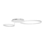 GLOBOSTAR® NEMESIS 61106 Μοντέρνο Φωτιστικό Οροφής LED 67W 6700lm 360° AC 220-240V IP20 Ρυθμιζόμενο Λευκό CCT με Χειριστήριο από 2700K έως 6000K Dimmable - Lumileds SMD Chip - Λευκό Ματ - Μ84 x Π45 x Υ13cm - 3 Χρόνια Εγγύηση - Image 6