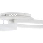 GLOBOSTAR® VENOM 61121 Μοντέρνο Φωτιστικό Οροφής LED 67W 8107lm 360° AC 220-240V IP20 Ρυθμιζόμενο Λευκό CCT με Χειριστήριο από 2700K έως 6000K Dimmable - Lumileds SMD Chip - Λευκό Ματ - Μ60 x Π40 x Υ12.5cm - 3 Χρόνια Εγγύηση - Image 6