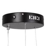GLOBOSTAR® DIAMOND 61128 Μοντέρνο Κρεμαστό Φωτιστικό Οροφής LED 30W 3513lm 360° AC 220-240V IP20 Ρυθμιζόμενο Λευκό CCT με Χειριστήριο από 2700K έως 6000K Dimmable - Lumileds SMD Chip - Μαύρο Ματ - Μ40 x Π40 x Υ3cm - 3 Χρόνια Εγγύηση - Image 6