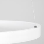 GLOBOSTAR® NEMESIS 61156 Μοντέρνο Κρεμαστό Φωτιστικό Οροφής LED 30W 3513lm 360° AC 220-240V IP20 Ρυθμιζόμενο Λευκό CCT με Χειριστήριο από 2700K έως 6000K Dimmable - Lumileds SMD Chip - Λευκό Ματ - Μ40 x Π40 x Υ4cm - 3 Χρόνια Εγγύηση - Image 6
