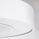 GLOBOSTAR® RA 61197 Μοντέρνο Κρεμαστό Φωτιστικό Οροφής LED 75W 8250lm 120° AC 220-240V IP20 Ρυθμιζόμενο Λευκό CCT με Χειριστήριο από 2700K έως 6000K Dimmable - Lumileds SMD Chip - Λευκό Ματ - Μ80 x Π80 x Υ8cm - 3 Χρόνια Εγγύηση - Image 6