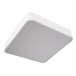 GLOBOSTAR® KAMALA 61207-S Μοντέρνο Φωτιστικό Οροφής LED 67W 7370lm 120° AC 220-240V IP20 Ρυθμιζόμενο Λευκό CCT με Χειριστήριο από 2700K έως 6000K Dimmable - Lumileds SMD Chip - Λευκό Ματ - Μ40 x Π40 x Υ8cm - 3 Χρόνια Εγγύηση - Image 4