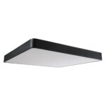 GLOBOSTAR® KAMALA 61210-S Μοντέρνο Φωτιστικό Οροφής LED 100W 11020lm 120° AC 220-240V IP20 Ρυθμιζόμενο Λευκό CCT με Χειριστήριο από 2700K έως 6000K Dimmable - Lumileds SMD Chip - Μαύρο Ματ - Μ80 x Π80 x Υ8cm - 3 Χρόνια Εγγύηση - Image 6