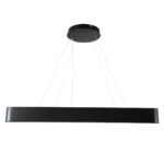 GLOBOSTAR® KAMALA 61210-P Μοντέρνο Κρεμαστό Φωτιστικό Οροφής LED 100W 11020lm 120° AC 220-240V IP20 Ρυθμιζόμενο Λευκό CCT με Χειριστήριο από 2700K έως 6000K Dimmable - Lumileds SMD Chip - Μαύρο Ματ - Μ80 x Π80 x Υ8cm - 3 Χρόνια Εγγύηση - Image 6