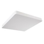 GLOBOSTAR® KAMALA 61211-S Μοντέρνο Φωτιστικό Οροφής LED 100W 11020lm 120° AC 220-240V IP20 Ρυθμιζόμενο Λευκό CCT με Χειριστήριο από 2700K έως 6000K Dimmable - Lumileds SMD Chip - Λευκό Ματ - Μ80 x Π80 x Υ8cm - 3 Χρόνια Εγγύηση - Image 3