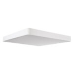 GLOBOSTAR® KAMALA 61211-S Μοντέρνο Φωτιστικό Οροφής LED 100W 11020lm 120° AC 220-240V IP20 Ρυθμιζόμενο Λευκό CCT με Χειριστήριο από 2700K έως 6000K Dimmable - Lumileds SMD Chip - Λευκό Ματ - Μ80 x Π80 x Υ8cm - 3 Χρόνια Εγγύηση - Image 6
