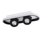GLOBOSTAR® NESPO 61212 Μοντέρνο Φωτιστικό Οροφής LED 36W 4032lm 360° & 45° AC 220-240V IP20 Ρυθμιζόμενο Λευκό CCT με On/Off 2700K/4500K/6000K - Lumileds SMD Chip - Μαύρο Ματ - Μ40 x Π13 x Υ6.5cm - 3 Χρόνια Εγγύηση - Image 3