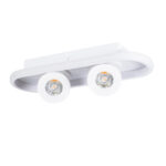 GLOBOSTAR® NESPO 61213 Μοντέρνο Φωτιστικό Οροφής LED 36W 4032lm 360° & 45° AC 220-240V IP20 Ρυθμιζόμενο Λευκό CCT με On/Off 2700K/4500K/6000K - Lumileds SMD Chip - Λευκό Ματ - Μ40 x Π13 x Υ6.5cm - 3 Χρόνια Εγγύηση - Image 3