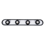 GLOBOSTAR® NESPO 61214 Μοντέρνο Φωτιστικό Οροφής LED 48W 5376lm 360° & 45° AC 220-240V IP20 Ρυθμιζόμενο Λευκό CCT με On/Off 2700K/4500K/6000K - Lumileds SMD Chip - Μαύρο Ματ - Μ80 x Π13 x Υ6.5cm - 3 Χρόνια Εγγύηση - Image 5