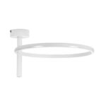GLOBOSTAR® VERONA 61221 Μοντέρνο Φωτιστικό Οροφής LED 24W 2688lm 360° AC 220-240V IP20 Ρυθμιζόμενο Λευκό CCT με On/Off 2700K/4500K/6000K - Lumileds SMD Chip - Λευκό Ματ - Μ40 x Π40 x Υ23cm - 3 Χρόνια Εγγύηση - Image 4