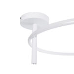 GLOBOSTAR® VERONA 61224 Μοντέρνο Φωτιστικό Οροφής LED 36W 4032lm 360° AC 220-240V IP20 Ρυθμιζόμενο Λευκό CCT με On/Off 2700K/4500K/6000K - Lumileds SMD Chip - Λευκό Ματ - Μ60 x Π60 x Υ23cm - 3 Χρόνια Εγγύηση - Image 5