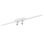 GLOBOSTAR® BARETTI 61227 Μοντέρνο Φωτιστικό Οροφής LED 24W 2688lm 160° & 45° AC 220-240V IP20 Ρυθμιζόμενο Λευκό CCT με On/Off 2700K/4500K/6000K - Lumileds SMD Chip - Λευκό Ματ - Μ80 x Π5 x Υ15cm - 3 Χρόνια Εγγύηση - Image 2