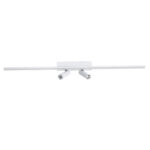 GLOBOSTAR® BARETTI 61227 Μοντέρνο Φωτιστικό Οροφής LED 24W 2688lm 160° & 45° AC 220-240V IP20 Ρυθμιζόμενο Λευκό CCT με On/Off 2700K/4500K/6000K - Lumileds SMD Chip - Λευκό Ματ - Μ80 x Π5 x Υ15cm - 3 Χρόνια Εγγύηση - Image 3