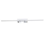 GLOBOSTAR® BARETTI 61227 Μοντέρνο Φωτιστικό Οροφής LED 24W 2688lm 160° & 45° AC 220-240V IP20 Ρυθμιζόμενο Λευκό CCT με On/Off 2700K/4500K/6000K - Lumileds SMD Chip - Λευκό Ματ - Μ80 x Π5 x Υ15cm - 3 Χρόνια Εγγύηση - Image 4