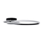 GLOBOSTAR® CIRCUO 61229 Μοντέρνο Φωτιστικό Οροφής LED 75W 8400lm 360° AC 220-240V IP20 Ρυθμιζόμενο Λευκό CCT με Χειριστήριο από 2700K έως 6000K Dimmable - Lumileds SMD Chip - Μαύρο Ματ - Μ53 x Π42.5 x Υ9cm - 3 Χρόνια Εγγύηση - Image 4