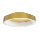 GLOBOSTAR® SALEM 61235 Μοντέρνο Φωτιστικό Οροφής LED 75W 8625lm 120° AC 220-240V IP20 Ρυθμιζόμενο Λευκό CCT με Χειριστήριο από 2700K έως 6000K Dimmable - Lumileds SMD Chip - Χρυσό - Μ45 x Π45 x Υ9.5cm - 3 Χρόνια Εγγύηση - Image 3