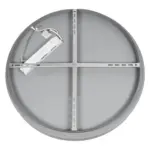 GLOBOSTAR® SALEM 61238 Μοντέρνο Φωτιστικό Οροφής LED 105W 12075lm 120° AC 220-240V IP20 Ρυθμιζόμενο Λευκό CCT με Χειριστήριο από 2700K έως 6000K Dimmable - Lumileds SMD Chip - Γκρι - Μ60 x Π60 x Υ9.5cm - 3 Χρόνια Εγγύηση - Image 5