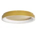 GLOBOSTAR® SALEM 61239 Μοντέρνο Φωτιστικό Οροφής LED 105W 12075lm 120° AC 220-240V IP20 Ρυθμιζόμενο Λευκό CCT με Χειριστήριο από 2700K έως 6000K Dimmable - Lumileds SMD Chip - Χρυσό - Μ60 x Π60 x Υ9.5cm - 3 Χρόνια Εγγύηση - Image 3
