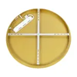 GLOBOSTAR® SALEM 61239 Μοντέρνο Φωτιστικό Οροφής LED 105W 12075lm 120° AC 220-240V IP20 Ρυθμιζόμενο Λευκό CCT με Χειριστήριο από 2700K έως 6000K Dimmable - Lumileds SMD Chip - Χρυσό - Μ60 x Π60 x Υ9.5cm - 3 Χρόνια Εγγύηση - Image 5