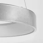 GLOBOSTAR® SALEM 61242 Μοντέρνο Κρεμαστό Φωτιστικό Οροφής LED 75W 8625lm 120° AC 220-240V IP20 Ρυθμιζόμενο Λευκό CCT με Χειριστήριο από 2700K έως 6000K Dimmable - Lumileds SMD Chip - Γκρι - Μ45 x Π45 x Υ6cm - 3 Χρόνια Εγγύηση - Image 6