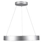 GLOBOSTAR® SALEM 61246 Μοντέρνο Κρεμαστό Φωτιστικό Οροφής LED 105W 12075lm 120° AC 220-240V IP20 Ρυθμιζόμενο Λευκό CCT με Χειριστήριο από 2700K έως 6000K Dimmable - Lumileds SMD Chip - Γκρι - Μ60 x Π60 x Υ6cm - 3 Χρόνια Εγγύηση - Image 4