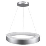 GLOBOSTAR® SALEM 61246 Μοντέρνο Κρεμαστό Φωτιστικό Οροφής LED 105W 12075lm 120° AC 220-240V IP20 Ρυθμιζόμενο Λευκό CCT με Χειριστήριο από 2700K έως 6000K Dimmable - Lumileds SMD Chip - Γκρι - Μ60 x Π60 x Υ6cm - 3 Χρόνια Εγγύηση - Image 5