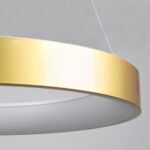 GLOBOSTAR® SALEM 61247 Μοντέρνο Κρεμαστό Φωτιστικό Οροφής LED 105W 12075lm 120° AC 220-240V IP20 Ρυθμιζόμενο Λευκό CCT με Χειριστήριο από 2700K έως 6000K Dimmable - Lumileds SMD Chip - Χρυσό - Μ60 x Π60 x Υ6cm - 3 Χρόνια Εγγύηση - Image 6
