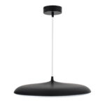 GLOBOSTAR® BARON 61254 Μοντέρνο Κρεμαστό Φωτιστικό Οροφής LED 24W 2880lm 120° AC 220-240V IP20 Ρυθμιζόμενο Λευκό CCT με On/Off 2700K/4500K/6000K - Lumileds SMD Chip - Μαύρο Ματ - Μ40 x Π40 x Υ10cm - 3 Χρόνια Εγγύηση - Image 6