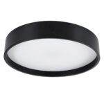 GLOBOSTAR® NARNIA 61257 Μοντέρνο Φωτιστικό Οροφής LED 75W 8625lm 120° AC 220-240V IP20 Ρυθμιζόμενο Λευκό CCT με Χειριστήριο από 2700K έως 6000K Dimmable - Lumileds SMD Chip - Μαύρο Ματ - Μ45 x Π45 x Υ8cm - 3 Χρόνια Εγγύηση - Image 3