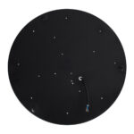 GLOBOSTAR® NARNIA 61257 Μοντέρνο Φωτιστικό Οροφής LED 75W 8625lm 120° AC 220-240V IP20 Ρυθμιζόμενο Λευκό CCT με Χειριστήριο από 2700K έως 6000K Dimmable - Lumileds SMD Chip - Μαύρο Ματ - Μ45 x Π45 x Υ8cm - 3 Χρόνια Εγγύηση - Image 6