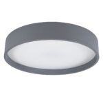 GLOBOSTAR® NARNIA 61258 Μοντέρνο Φωτιστικό Οροφής LED 75W 8625lm 120° AC 220-240V IP20 Ρυθμιζόμενο Λευκό CCT με Χειριστήριο από 2700K έως 6000K Dimmable - Lumileds SMD Chip - Γκρι Ανθρακί Ματ - Μ45 x Π45 x Υ8cm - 3 Χρόνια Εγγύηση - Image 3