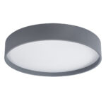 GLOBOSTAR® NARNIA 61260 Μοντέρνο Φωτιστικό Οροφής LED 100W 11500lm 120° AC 220-240V IP20 Ρυθμιζόμενο Λευκό CCT με Χειριστήριο από 2700K έως 6000K Dimmable - Lumileds SMD Chip - Γκρι Ματ - Μ60 x Π60 x Υ10cm - 3 Χρόνια Εγγύηση - Image 3