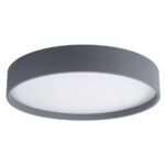 GLOBOSTAR® NARNIA 61260 Μοντέρνο Φωτιστικό Οροφής LED 100W 11500lm 120° AC 220-240V IP20 Ρυθμιζόμενο Λευκό CCT με Χειριστήριο από 2700K έως 6000K Dimmable - Lumileds SMD Chip - Γκρι Ματ - Μ60 x Π60 x Υ10cm - 3 Χρόνια Εγγύηση - Image 4
