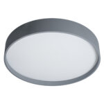 GLOBOSTAR® NARNIA 61260 Μοντέρνο Φωτιστικό Οροφής LED 100W 11500lm 120° AC 220-240V IP20 Ρυθμιζόμενο Λευκό CCT με Χειριστήριο από 2700K έως 6000K Dimmable - Lumileds SMD Chip - Γκρι Ματ - Μ60 x Π60 x Υ10cm - 3 Χρόνια Εγγύηση - Image 5