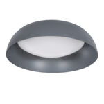 GLOBOSTAR® ANATOLIA 61262 Μοντέρνο Φωτιστικό Οροφής LED 60W 6900lm 120° AC 220-240V IP20 Ρυθμιζόμενο Λευκό CCT με Χειριστήριο από 2700K έως 6000K Dimmable - Lumileds SMD Chip - Γκρι - Μ43 x Π43 x Υ11cm - 3 Χρόνια Εγγύηση - Image 3