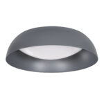 GLOBOSTAR® ANATOLIA 61262 Μοντέρνο Φωτιστικό Οροφής LED 60W 6900lm 120° AC 220-240V IP20 Ρυθμιζόμενο Λευκό CCT με Χειριστήριο από 2700K έως 6000K Dimmable - Lumileds SMD Chip - Γκρι - Μ43 x Π43 x Υ11cm - 3 Χρόνια Εγγύηση - Image 4