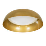 GLOBOSTAR® ANATOLIA 61263 Μοντέρνο Φωτιστικό Οροφής LED 60W 6900lm 120° AC 220-240V IP20 Ρυθμιζόμενο Λευκό CCT με Χειριστήριο από 2700K έως 6000K Dimmable - Lumileds SMD Chip - Χρυσό - Μ43 x Π43 x Υ11cm - 3 Χρόνια Εγγύηση - Image 3