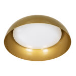 GLOBOSTAR® ANATOLIA 61263 Μοντέρνο Φωτιστικό Οροφής LED 60W 6900lm 120° AC 220-240V IP20 Ρυθμιζόμενο Λευκό CCT με Χειριστήριο από 2700K έως 6000K Dimmable - Lumileds SMD Chip - Χρυσό - Μ43 x Π43 x Υ11cm - 3 Χρόνια Εγγύηση - Image 5