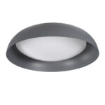 GLOBOSTAR® ANATOLIA 61265 Μοντέρνο Φωτιστικό Οροφής LED 75W 8625lm 120° AC 220-240V IP20 Ρυθμιζόμενο Λευκό CCT με Χειριστήριο από 2700K έως 6000K Dimmable - Lumileds SMD Chip - Γκρι - Μ60 x Π60 x Υ13cm - 3 Χρόνια Εγγύηση - Image 3