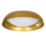 GLOBOSTAR® ANATOLIA 61266 Μοντέρνο Φωτιστικό Οροφής LED 75W 8625lm 120° AC 220-240V IP20 Ρυθμιζόμενο Λευκό CCT με Χειριστήριο από 2700K έως 6000K Dimmable - Lumileds SMD Chip - Χρυσό - Μ60 x Π60 x Υ13cm - 3 Χρόνια Εγγύηση - Image 3