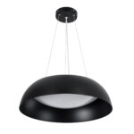 GLOBOSTAR® ANATOLIA 61267 Μοντέρνο Κρεμαστό Φωτιστικό Οροφής LED 60W 6900lm 120° AC 220-240V IP20 Ρυθμιζόμενο Λευκό CCT με Χειριστήριο από 2700K έως 6000K Dimmable - Lumileds SMD Chip - Μαύρο Ματ - Μ43 x Π43 x Υ11cm - 3 Χρόνια Εγγύηση - Image 3